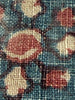 2176 Antique Indian Trade Textile Blue & Red Fragment - Large