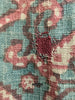 2179 Antique Indian Trade Textile  Patola print Fragment - Green