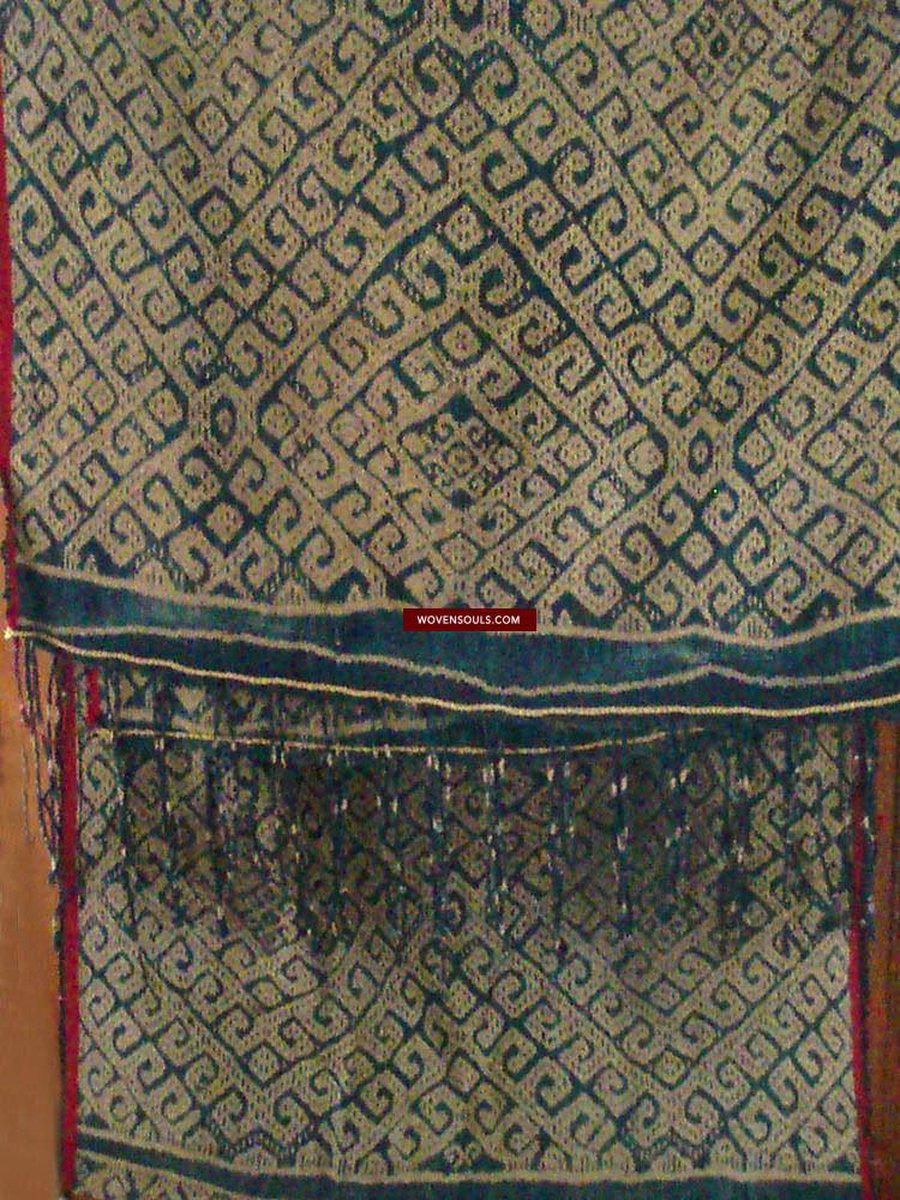 218 Superb Antique Geometric Ikat from Timor - SOLD-WOVENSOULS-Antique-Vintage-Textiles-Art-Decor