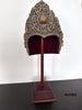 2180 Vintage Himalaya-buddhistische Zeremonienkrone für Lama/Priester