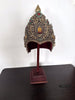 2180 Vintage Himalaya-buddhistische Zeremonienkrone für Lama/Priester
