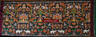 219 Pidan Pedan Silk Ikat Buddhist Wall Hanging Textile Art-WOVENSOULS-Antique-Vintage-Textiles-Art-Decor