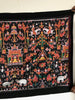 219 Pidan Pedan Silk Ikat Buddhist Wall Hanging Textile Art-WOVENSOULS-Antique-Vintage-Textiles-Art-Decor