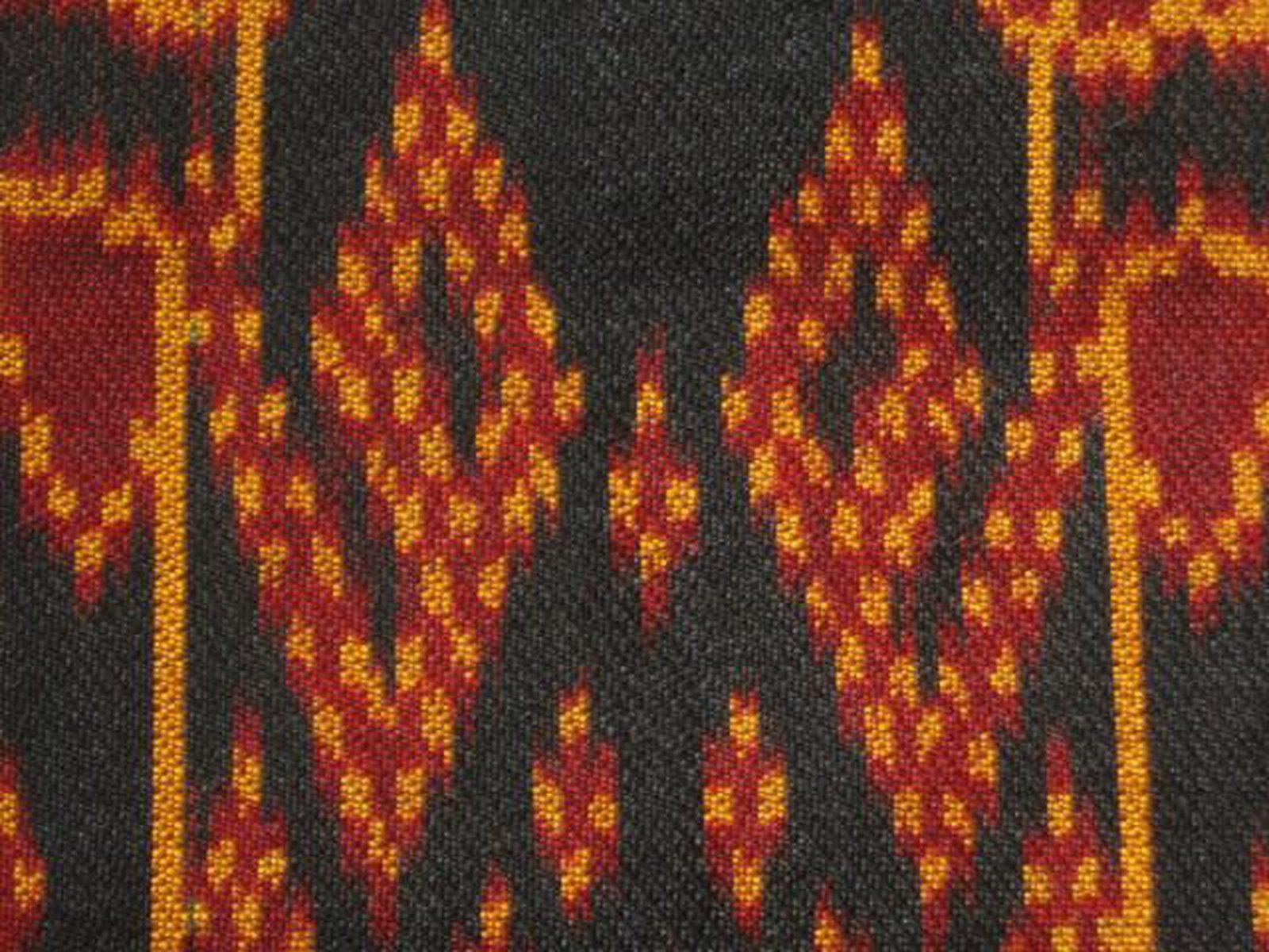 221 / 841 SOLD A Buddhist Pidan Pedan Silk Ikat Weaving Cambodia-WOVENSOULS-Antique-Vintage-Textiles-Art-Decor