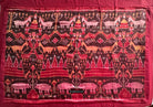 222 Silk Pidan Pedan Ikat Buddhist Figurative Textile Art from Cambodia