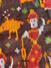223-A Cambodian Silk Ikat Pidan Pedan Temple Hanging