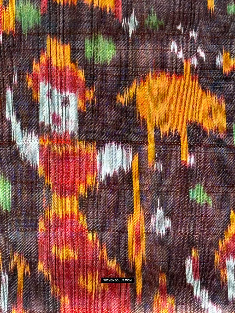 223-A Cambodian Silk Ikat Pidan Pedan Temple Hanging