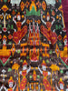 223-C Cambodian Silk Ikat Pidan Pedan Temple Hanging