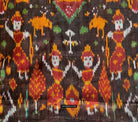 223-C Cambodian Silk Ikat Pidan Pedan Temple Hanging