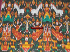 223 Cambodian Ikat Silk Pidan Pedan-WOVENSOULS-Antique-Vintage-Textiles-Art-Decor