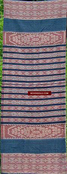 224 SOLD Antique Ikat Sarong with Indigo from Sawu-WOVENSOULS-Antique-Vintage-Textiles-Art-Decor