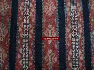 224 SOLD Antique Ikat Sarong with Indigo from Sawu-WOVENSOULS-Antique-Vintage-Textiles-Art-Decor
