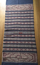 224 SOLD Antique Ikat Sarong with Indigo from Sawu-WOVENSOULS-Antique-Vintage-Textiles-Art-Decor