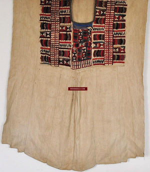 227 SOLD Vintage Hemp Cape with Embroidery-WOVENSOULS-Antique-Vintage-Textiles-Art-Decor