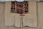 227 SOLD Vintage Hemp Cape with Embroidery-WOVENSOULS-Antique-Vintage-Textiles-Art-Decor