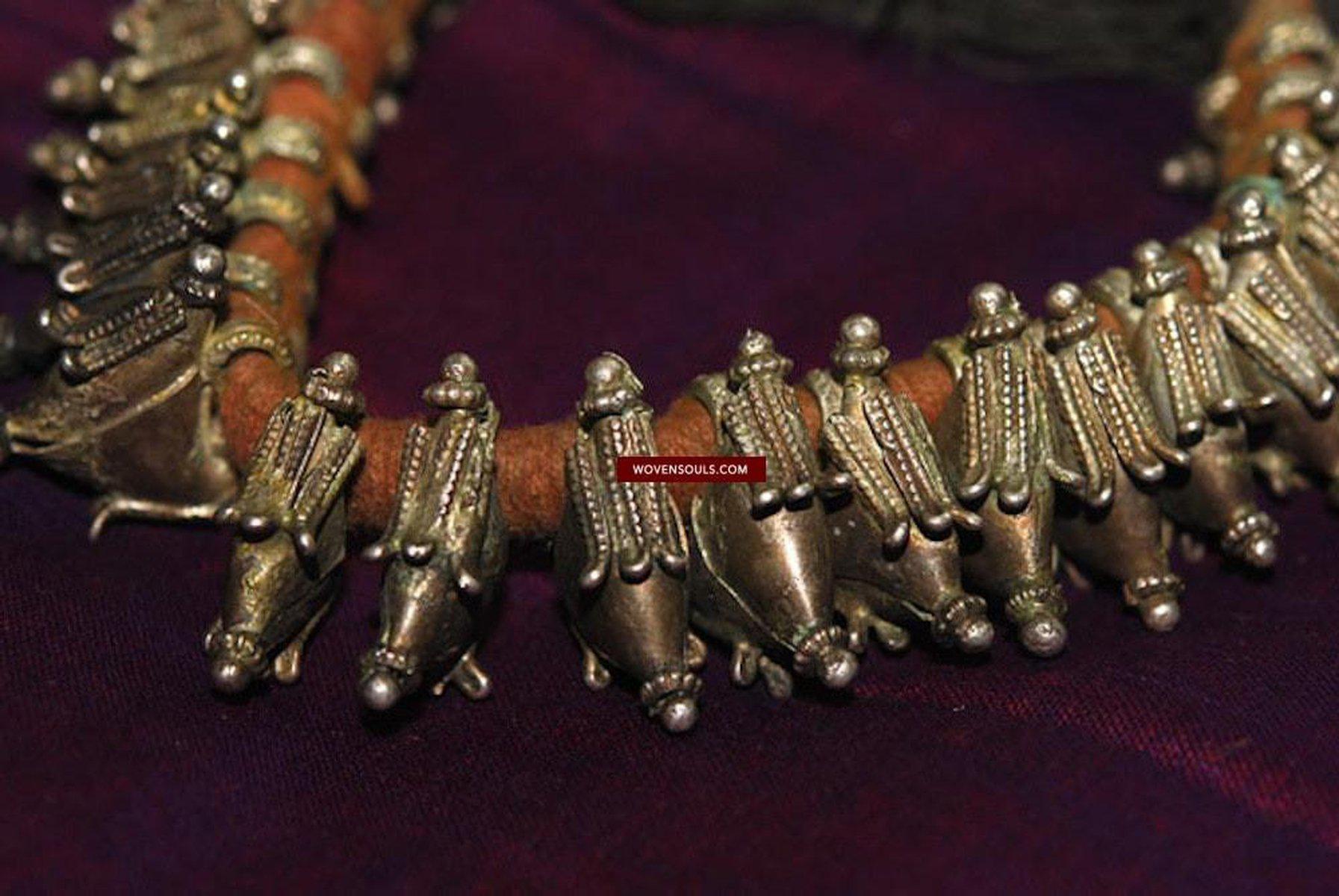 240 SOLD Vintage Silver Tribal Gypsy Bracelet-WOVENSOULS-Antique-Vintage-Textiles-Art-Decor