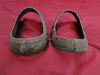 246 Pair of Old Heavy Collectible Adivasi Tribal Anklets Odisha-WOVENSOULS-Antique-Vintage-Textiles-Art-Decor
