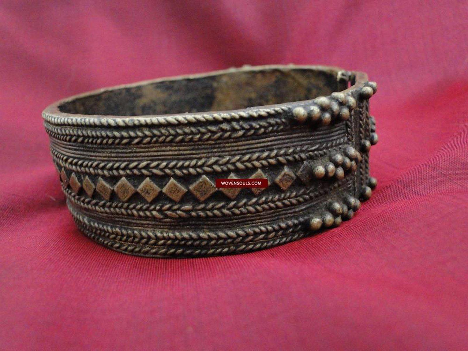251 Old Tribal Armband Jewelry - Odisha-WOVENSOULS-Antique-Vintage-Textiles-Art-Decor