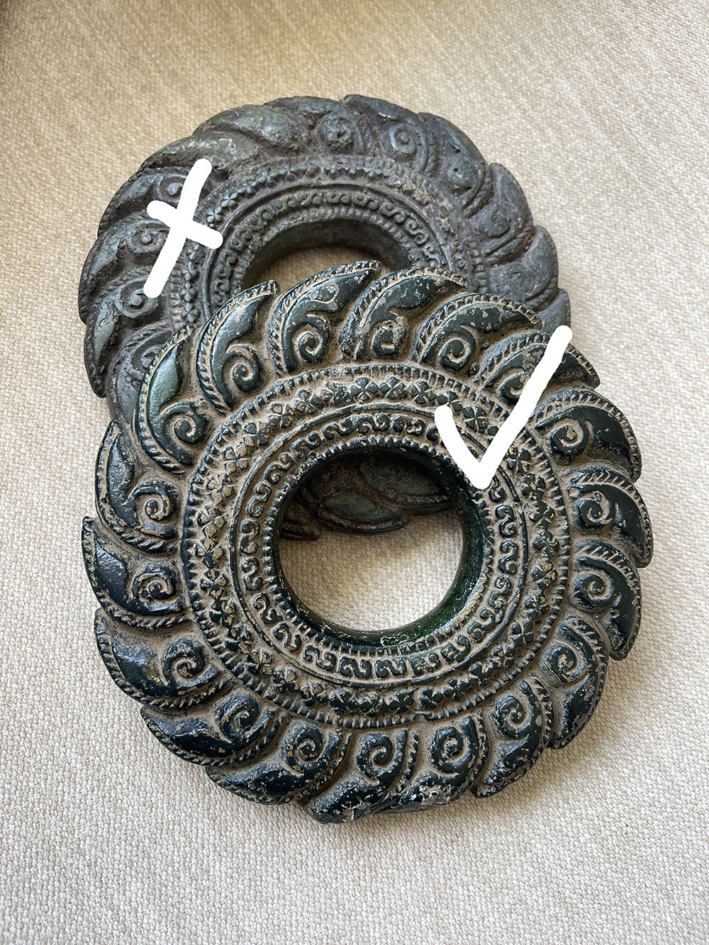 265-A Antique Khmer Ring-WOVENSOULS Antique Textiles &amp; Art Gallery