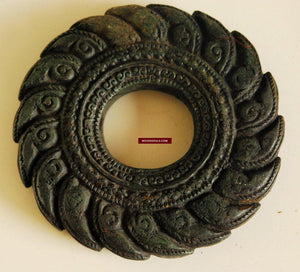 265 Antique Khmer Bronze Palanquin Pole Rings-WOVENSOULS-Antique-Vintage-Textiles-Art-Decor