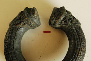 266 Antique Khmer Bronze Anklets-WOVENSOULS-Antique-Vintage-Textiles-Art-Decor