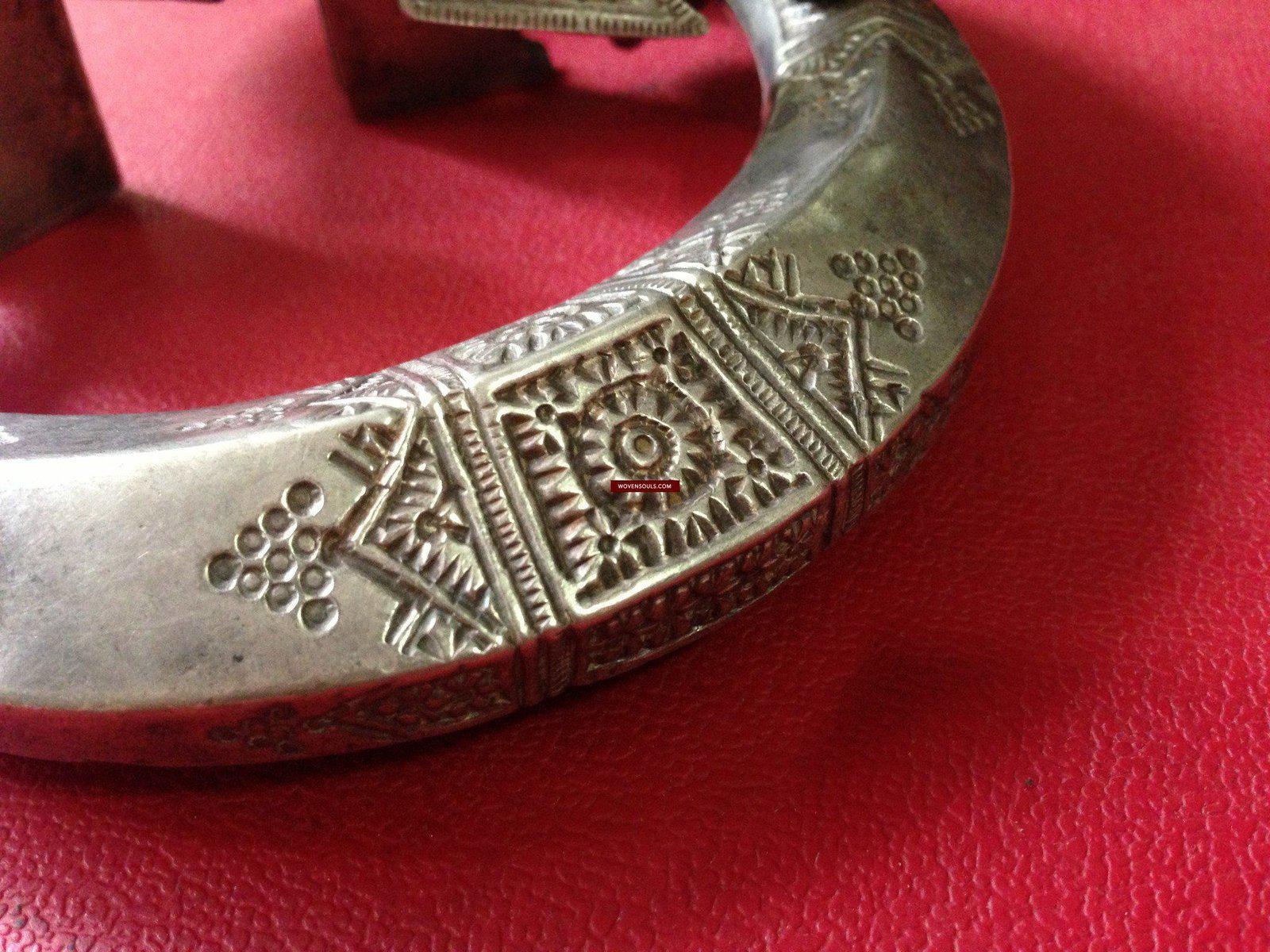 268 Exquisite Antique Silver Anklets Kohistan-WOVENSOULS-Antique-Vintage-Textiles-Art-Decor