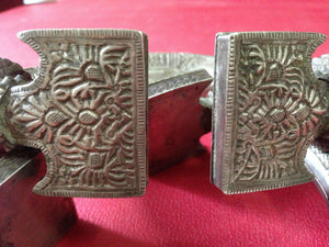 268 Exquisite Antique Silver Anklets Kohistan-WOVENSOULS-Antique-Vintage-Textiles-Art-Decor