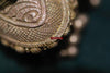 270 Large Museum Quality Antique Courtesan's (Dancing Girl's) Ring, Awadh-WOVENSOULS-Antique-Vintage-Textiles-Art-Decor