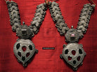 275 Old Silver Ceremonial Necklaces for a Pair of Royal Bullocks-WOVENSOULS Antique Textiles &amp; Art Gallery