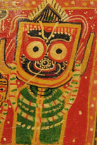 288 Old Puri Patta Chitra Painting from Odisha - Jagannath-WOVENSOULS-Antique-Vintage-Textiles-Art-Decor