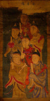 291 SOLD Pair of Antique Yao ceremonial Painting Scrolls-WOVENSOULS-Antique-Vintage-Textiles-Art-Decor