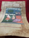 297 Two folios with Illuminated paintings from Akbar's "Religion of God" Manuscript-WOVENSOULS-Antique-Vintage-Textiles-Art-Decor