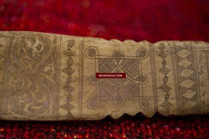 305 SOLD Antique Batak Shaman Calendar Folk Art-WOVENSOULS-Antique-Vintage-Textiles-Art-Decor