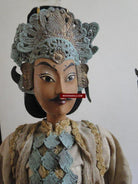 308 Pair - Old Majapahit Puppets Indonesia Folk Art-WOVENSOULS-Antique-Vintage-Textiles-Art-Decor