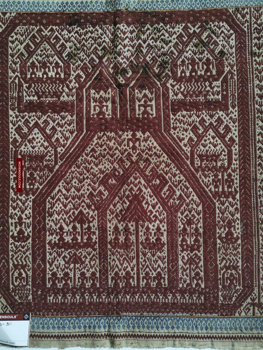 311 Antique Sumatra Tampan Ship Cloth-WOVENSOULS-Antique-Vintage-Textiles-Art-Decor