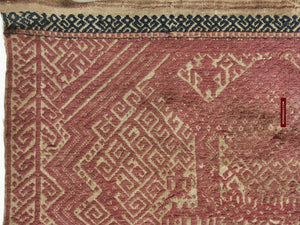 312 Antique Sumatran Tampan Ship cloth Textile Woven Art Indonesia-WOVENSOULS-Antique-Vintage-Textiles-Art-Decor