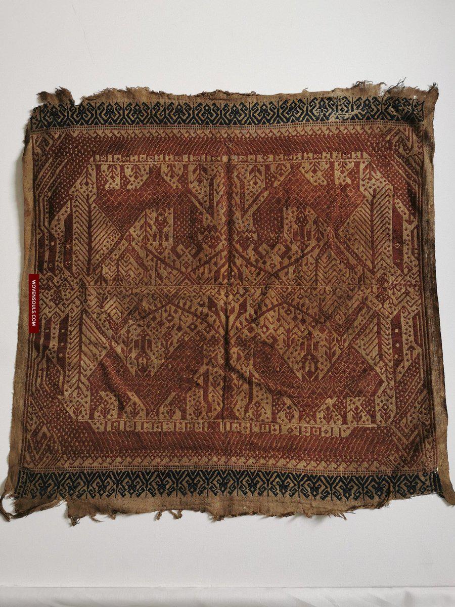 314 Exquisite ANtique Sumatra Weaving Tampan Shipcloth Textile-WOVENSOULS-Antique-Vintage-Textiles-Art-Decor