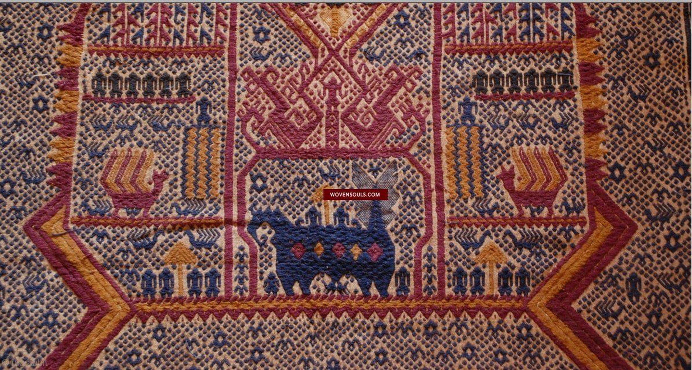 315 Vintage Tampan Shipcloth Textile Art-WOVENSOULS-Antique-Vintage-Textiles-Art-Decor