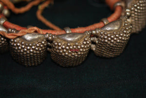 338 Superbly Crafted Old Silver Gajra Bracelet Indian Jewelry-WOVENSOULS-Antique-Vintage-Textiles-Art-Decor