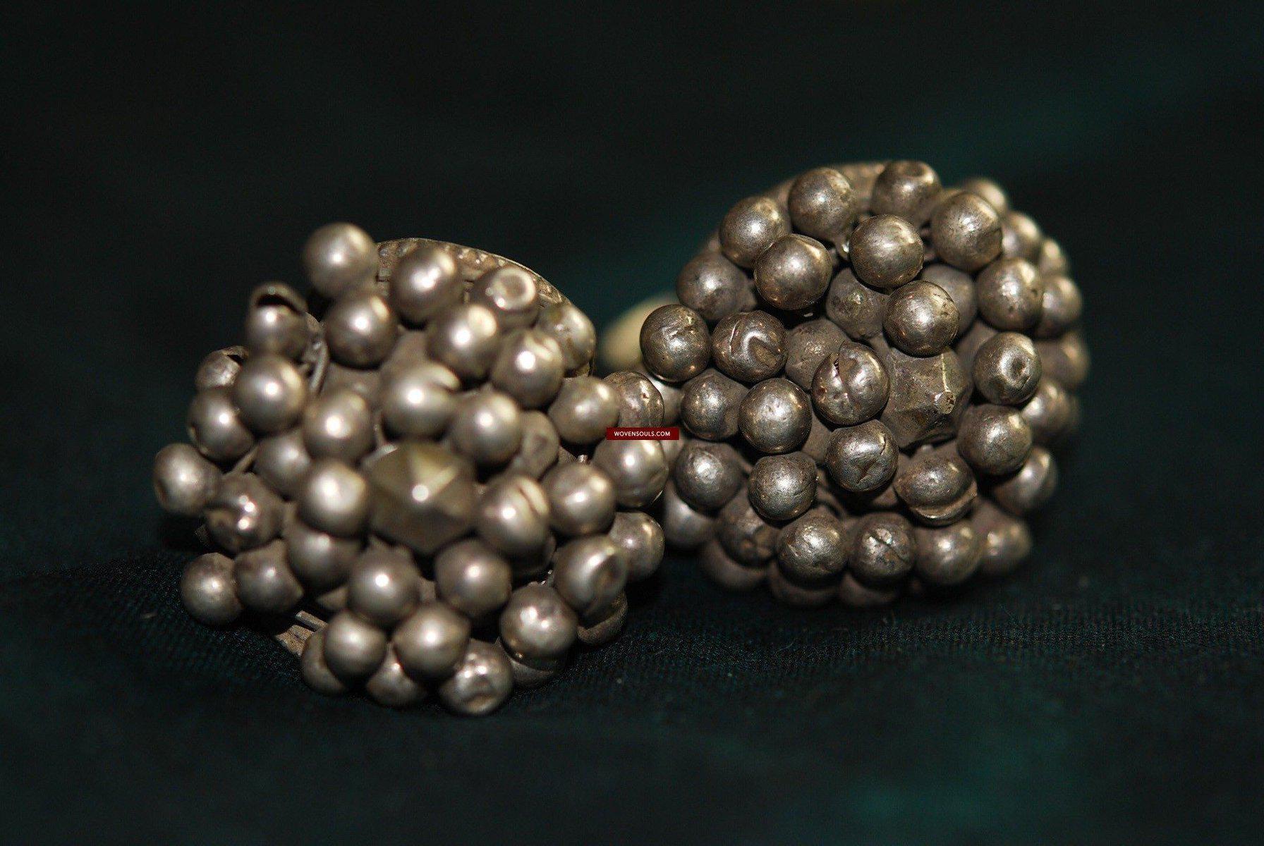 339 Old SIlver Kaandaa Phool Toe Rings - Indian Jewelry with Cultural Significance-WOVENSOULS-Antique-Vintage-Textiles-Art-Decor