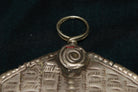 340 Vintage Silver Pendant - Tribal Ornament-WOVENSOULS-Antique-Vintage-Textiles-Art-Decor