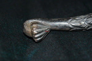 341 Vintage Silver Hansli Rigid Torque Necklace-WOVENSOULS-Antique-Vintage-Textiles-Art-Decor