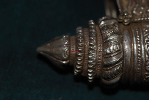 352 Superfine Old Amulet Ornament-WOVENSOULS-Antique-Vintage-Textiles-Art-Decor