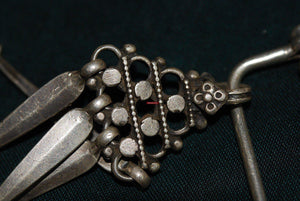 354 Old Silver Banjara Accessory-WOVENSOULS-Antique-Vintage-Textiles-Art-Decor