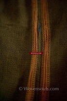 366 Old Hilltribe Weaving - Shawl / Cape-WOVENSOULS-Antique-Vintage-Textiles-Art-Decor