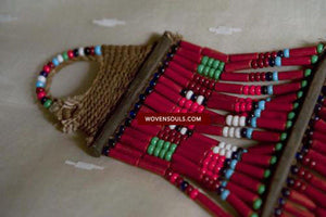 370 Old Heirloom Konyak Naga Beads-WOVENSOULS-Antique-Vintage-Textiles-Art-Decor