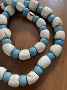 373 Old Tribal Naga Beads - Conch Shell Kermels-WOVENSOULS-Antique-Vintage-Textiles-Art-Decor