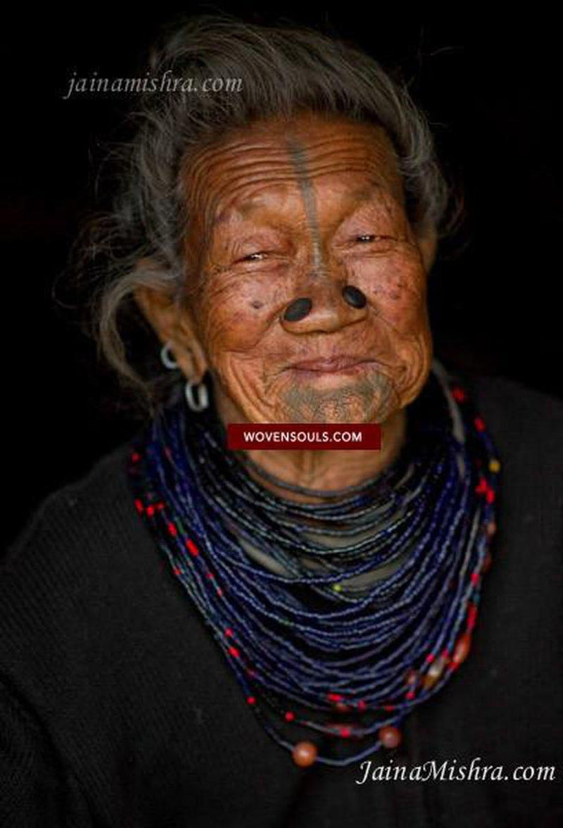 377 SOLD Old Wedding Beads - Apatani Tribe - Arunachal Pradesh Tribal ...