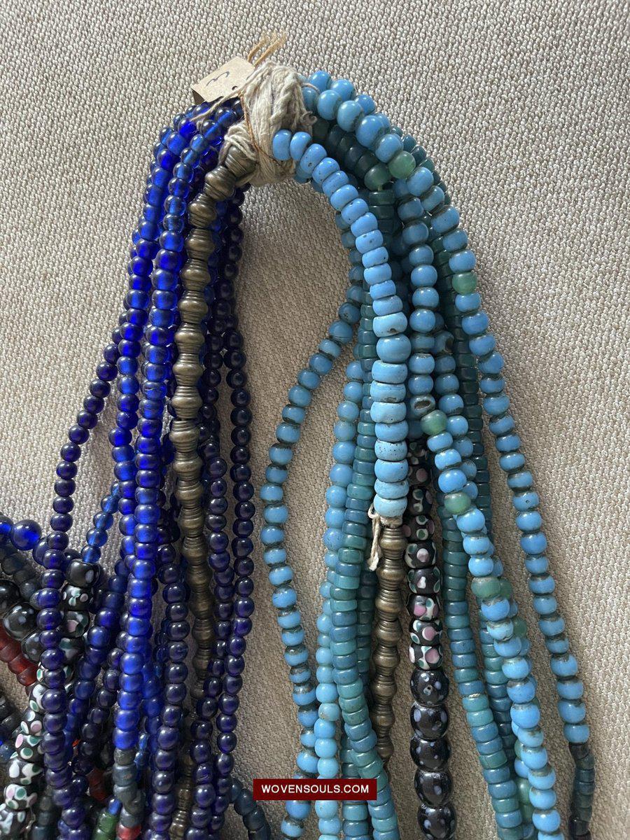 377 SOLD Old Wedding Beads - Apatani Tribe - Arunachal Pradesh Tribal Jewelry-WOVENSOULS-Antique-Vintage-Textiles-Art-Decor