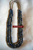 379 Old Tribal Lapis Bead Necklace - Set of 3 Strings-WOVENSOULS-Antique-Vintage-Textiles-Art-Decor